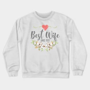 50 Years Wedding Anniversary Gift For Wife Crewneck Sweatshirt